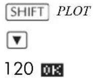 HP 39gII - Plot the expression - 3