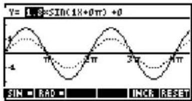 HP 39gII - Trig Explorer aplet - 5
