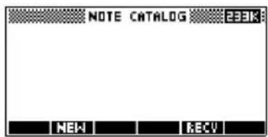 NOTE CATALOG NEW RECY