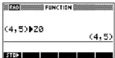 RAD FUNCTION (4,5)▶20 (4,5) STOP