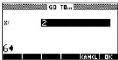 GO TO... x: 2 64 KANCL OK