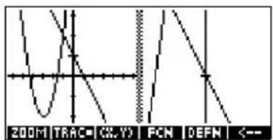 ZOOM | TRAC= (X,Y) FCN | DEFN <--