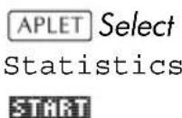 HP 39gII - Finding statistical values for list elements - 6