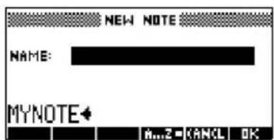 NEW NOTE NAME: MYNOTE