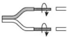 ONKYO SKS-22X - ■Connecting the Speaker Cables - 1