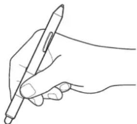 WACOM Bamboo Stylus Nib set - HOLDING THE PEN - 3