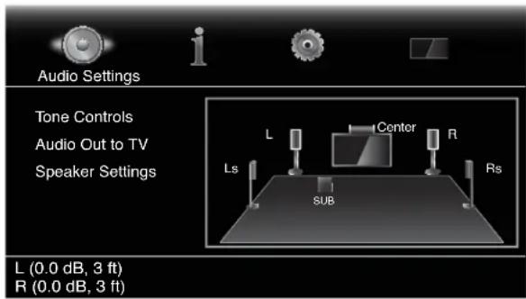 HARMAN KARDON BDS 776 - Lautsprecherpegel einstellen - 1