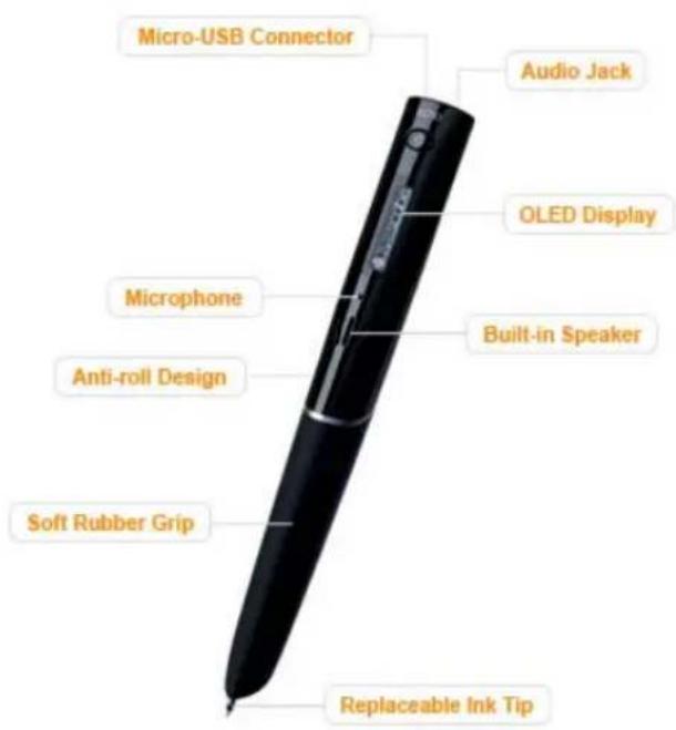 Livescribe Wifi Smartpen - Anatomy of a Smartpen - 1