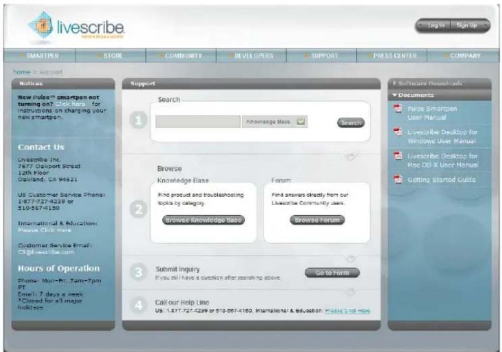 Livescribe Wifi Smartpen - Livescribe Online Support - 1