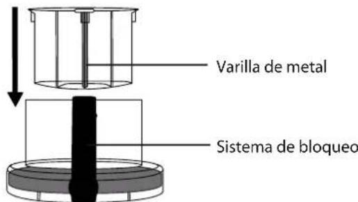 Varilla de metal Sistema de bloqueo