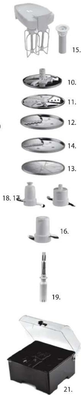 CUISINART FP16DCE - INDICE - 2