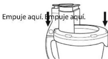Empuje aquí. Empuje aquí.