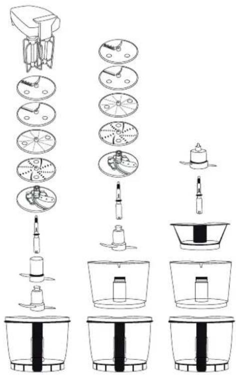 CUISINART FP16DCE - Esquemas - 1