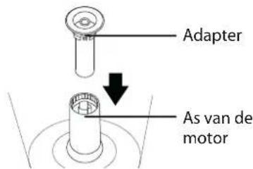 Adapter As van de motor