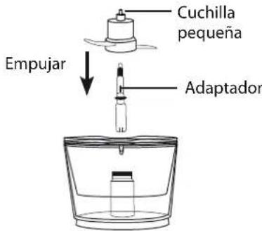 Cuchilla pequeña Empujar Adaptador