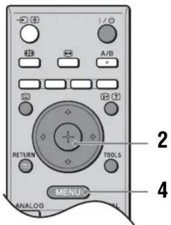 1 / 0 A/B RETURN TOOLS MENU ANALOG 2 4