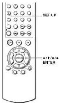 SET UP ENTER ENTER