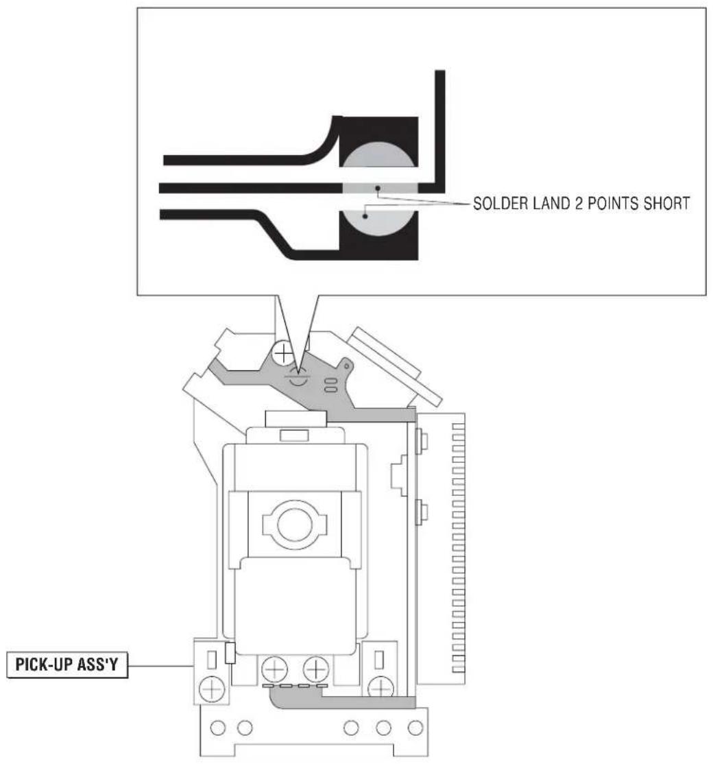 SOLDER LAND 2 POINTS SHORT PICK-UP ASS'Y