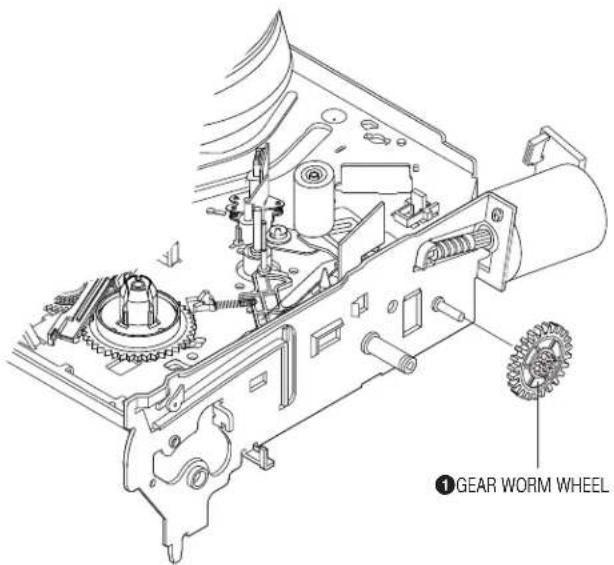 ① GEAR WORM WHEEL
