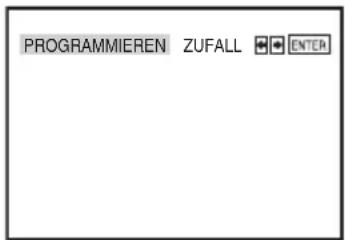 PROGRAMMIEREN ZUFALL ENTER