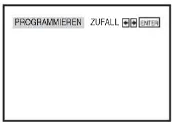 PROGRAMMIEREN ZUFALL ENTER