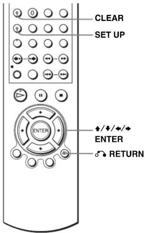 OPTIONEN OPPEN Sprache :Deutsch Uhr Sendereinstellungen Optionen Auto Aus [Aus] Bildschirmmeldungen [Ein] Stromsparmodus [Aus] ENTER RETURN SET UP