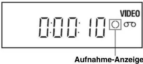 0:00:10 VIDEO Aufnahme-Anzeige