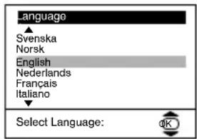 Language Svenska Norsk English Nederlands Français Italiano Select Language: OK