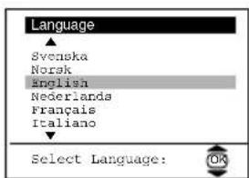 Language Svenska Norsk English Nederlands Français Italiano Select Language: OK