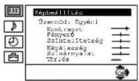 Képbeállítás Üzemnöd: Egyéni Kontragszt Fényerő Szintelíteteég Képéleeség Színárnyalat Eriége