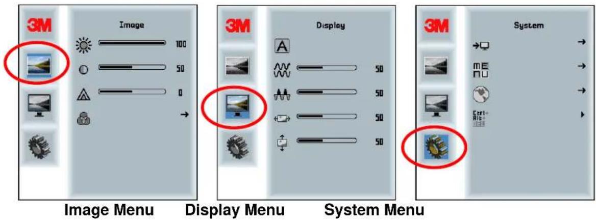 3M MicroTouch C2234SW - Adjusting the SCT Chassis Display Video Display - 2
