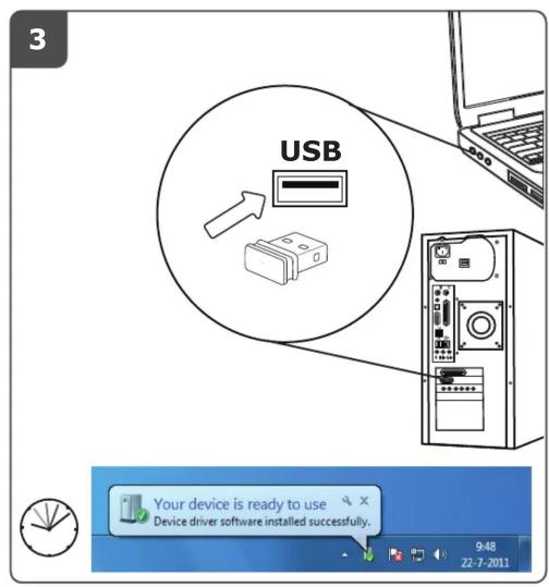 USB Your device is ready to use Device driver software installed successfully. 9:48 22.7-2011