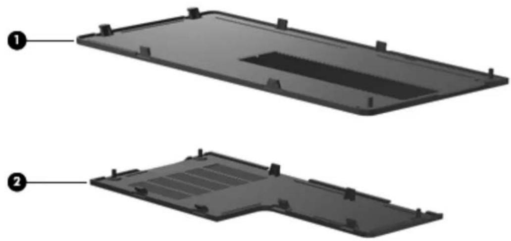 HP 595199-001 - Plastics Kit - 1
