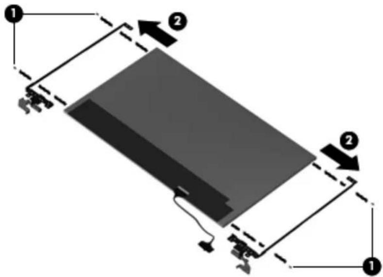 Diagram of a device with labeled components and directional arrows indicating motion or flow
