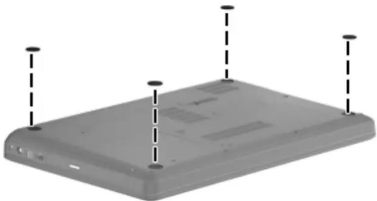 HP 595199-001 - Computer feet - 1