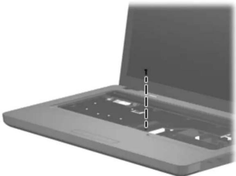 HP 595199-001 - Remove the top cover: - 2