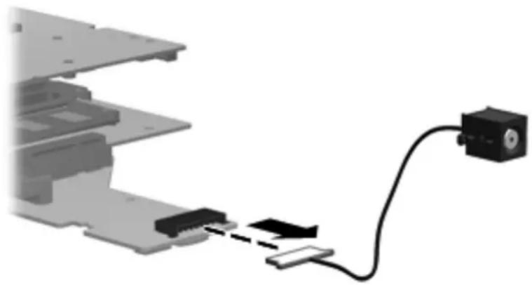HP 595199-001 - Description Spare part number - 1