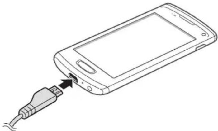 SAMSUNG Wave III S8600 - > Cargar con un cargador - 1