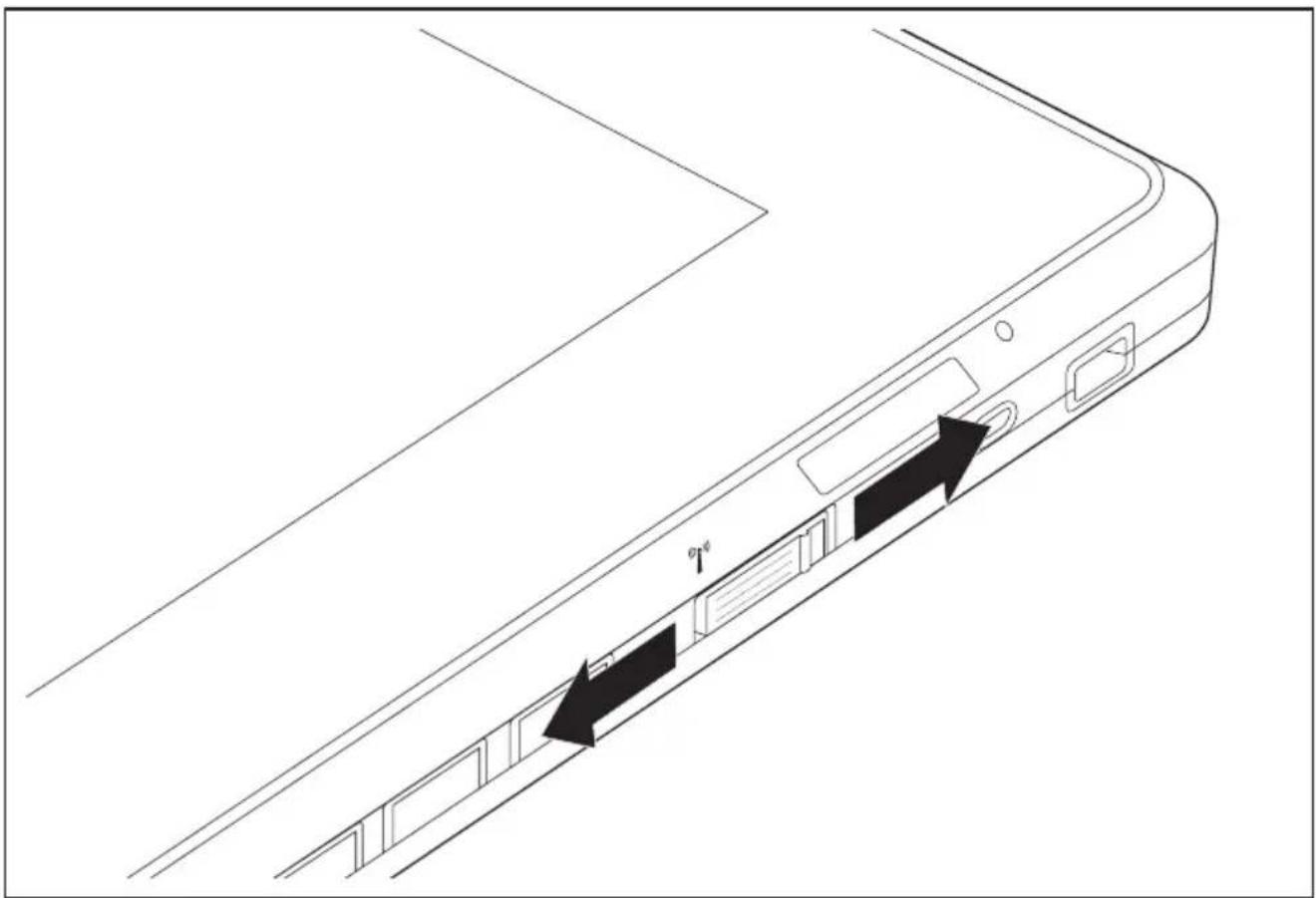 FUJITSU Q572 - Включение и выключение радиокомпонентов - 2