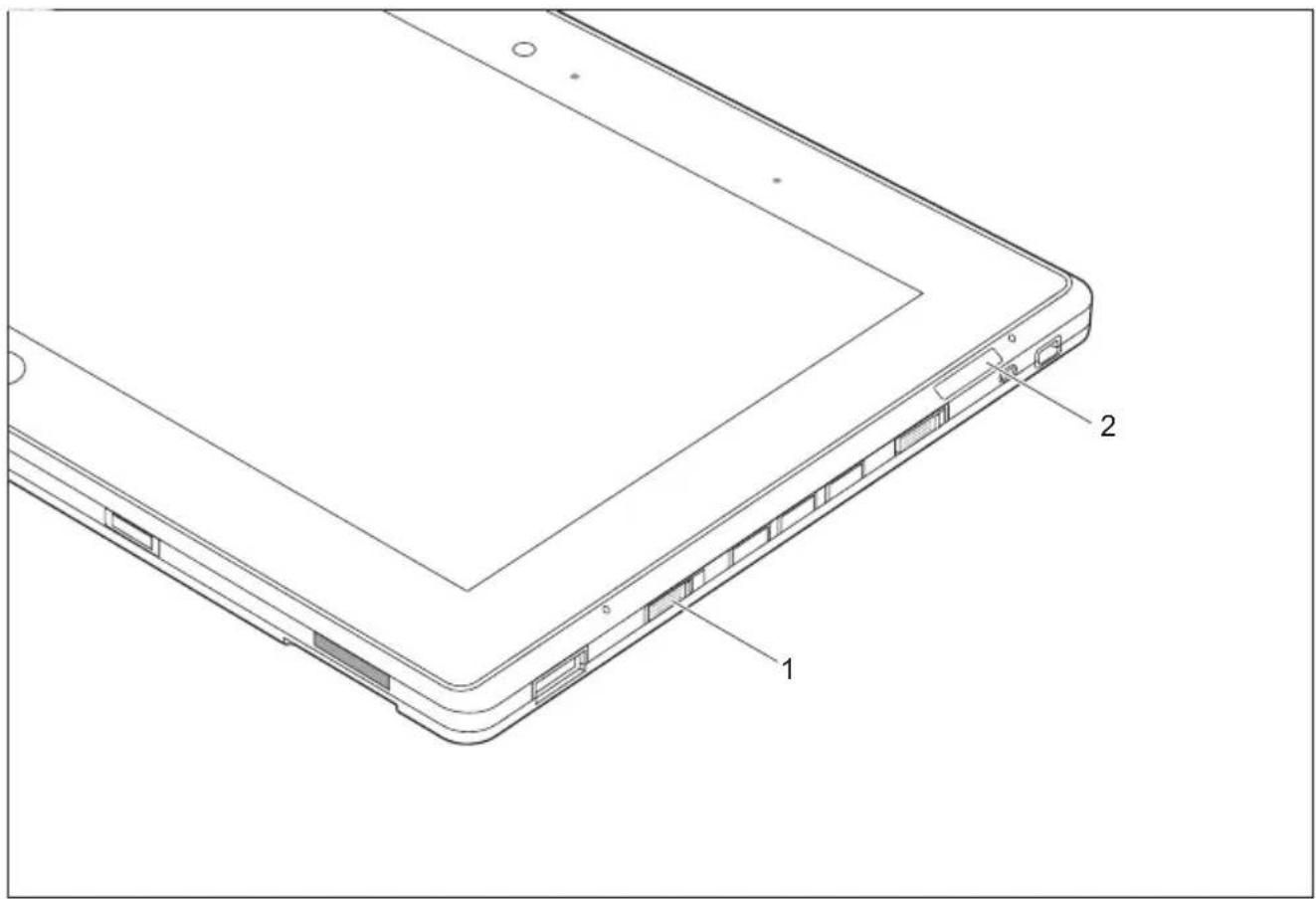 FUJITSU Q572 - Включение планшетного ПК - 1
