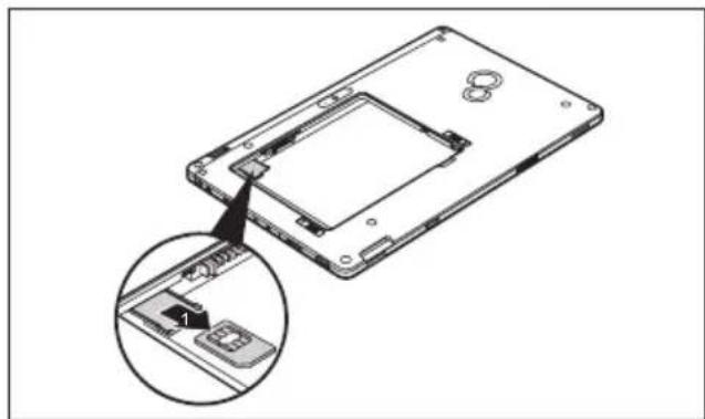 FUJITSU Q572 - Извлечение SIM-карты - 1