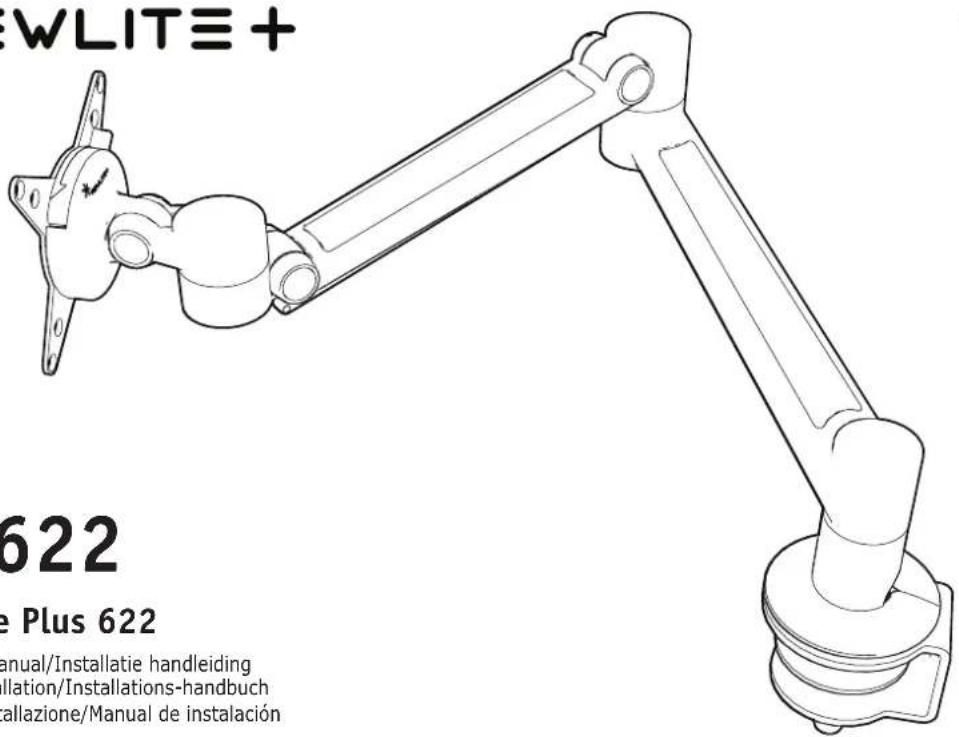 WLITE+ 622 e Plus 622 manual/Installatie handleiding allation/Installations-handbuch allazione/Manual de instalación