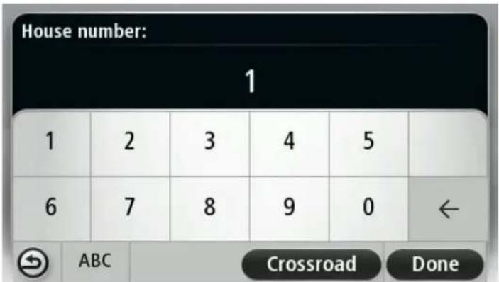 House number: 1 1 2 3 4 5 6 7 8 9 0 ← ABC Crossroad Done