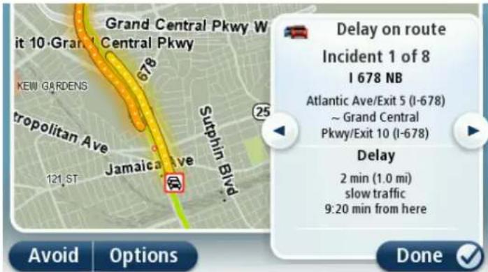 Grand Central Pkwy W it 10-Grand Central Pkwy KEW GARDENS Stropolitan Ave Jamaica 121 ST Suphini Blvd. 25 Delay on route Incident 1 of 8 I 678 NB Atlantic Ave/Exit 5 (I-678) ~ Grand Central Pkwy/Exit 10 (I-678) Delay 2 min (1.0 mi) slow traffic 9:20 min from here Avoid Options Done