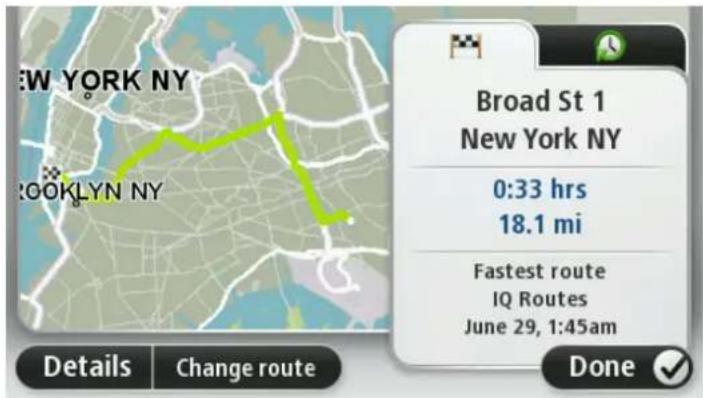NEW YORK NY BROOKLYN NY Details Change route Broad St 1 New York NY 0:33 hrs 18.1 mi Fastest route IQ Routes June 29, 1:45am Done