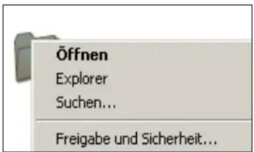 ASUS O!Play Gallery - So geben Sie Dateien unter Windows® XP frei: - 1