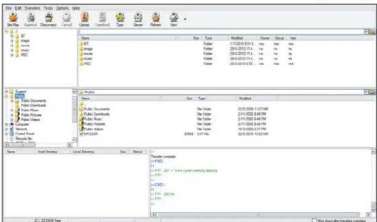 Fantec 3DFHDL - Zugriff von einen FTP Programm - 3