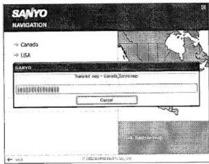 SANYO NAVIGATION → Canada → USA SANYO Destination map - Canada Surrounding Cancel 4. Navigation map