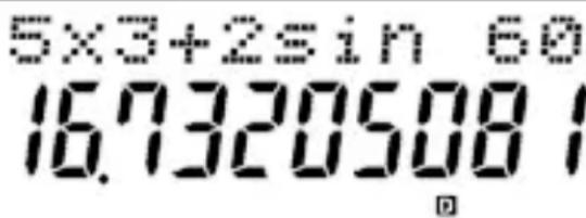 5×3+2sin 60 16.73205081