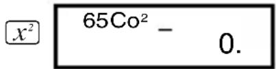 x² 65Co² - 0.